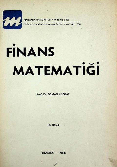 Finans Matematiği