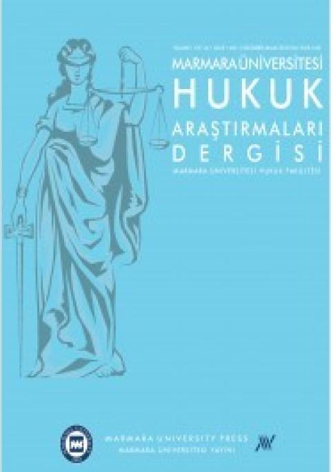 Marmara Üniversitesi Hukuk Araştırmaları Dergisi