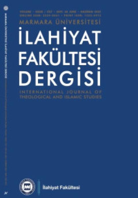 Marmara Üniversitesi İlahiyat Fakültesi Dergisi
